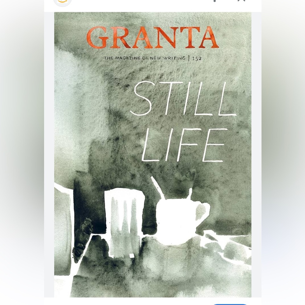 Granta Journal “Still Life” issue 152, summer 2020 Coffee Table Book